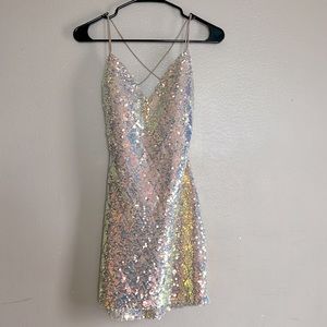 Raelyn Sequin Mini Party Dress